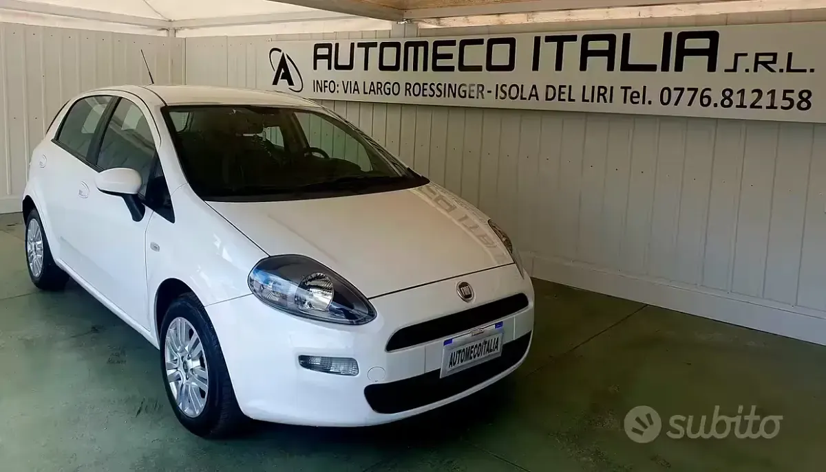 Usata Fiat Punto 69 CV (50 kW) 2012 Bianco Utilitaria