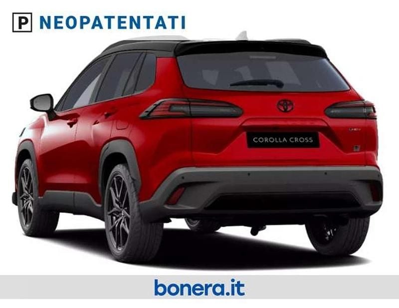 Nuova Toyota Corolla Cross Premium 179 CV (131 kW) 2026 Emotional red & black SUV