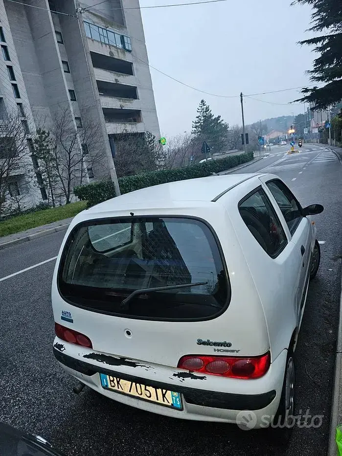 Usata Fiat Seicento 54 CV (39 kW) 2000 Bianco Utilitaria