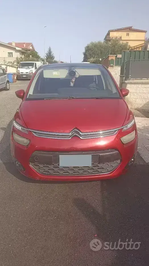 Usata Citroën C4 Picasso 92 CV (67 kW) 2013 Rosso Monovolume