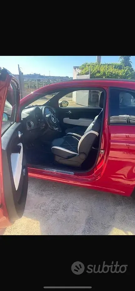 Usata Fiat 500 S 69 CV (50 kW) 2017 Rosso Cabrio