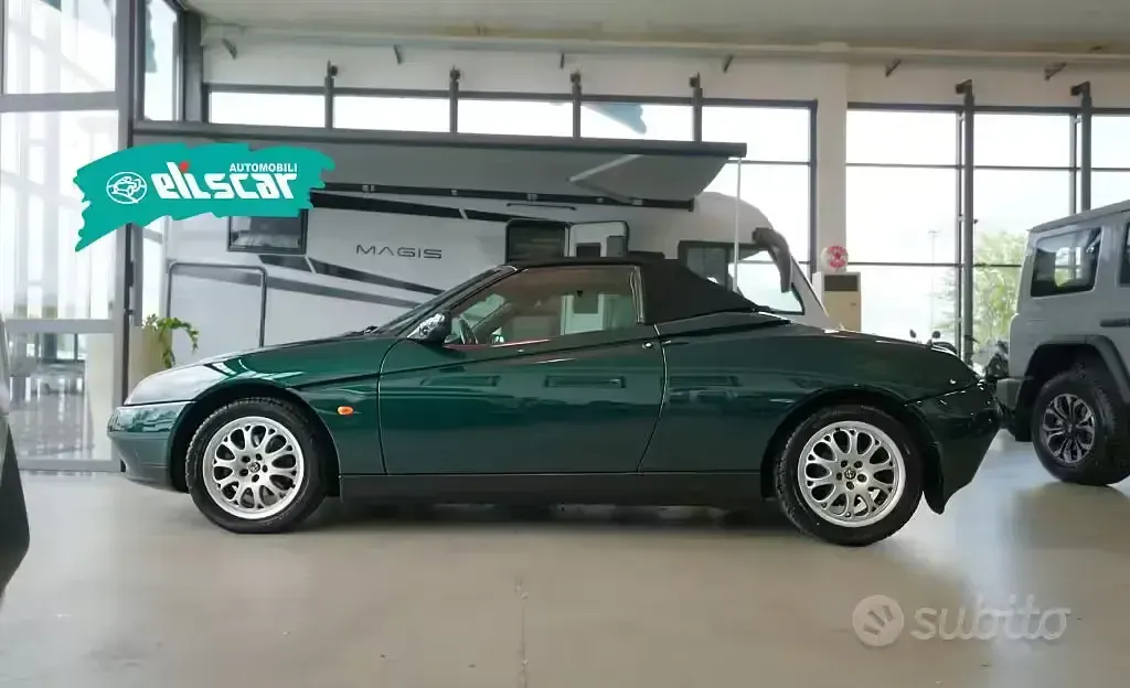 Usata Alfa Romeo Spider 150 CV (110 kW) 1996 Verde Cabrio