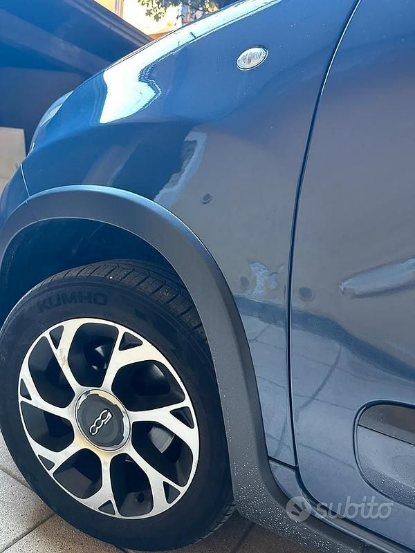 Usata Fiat 500L Cross 95 CV (69 kW) 2019 Blu/azzurro Monovolume