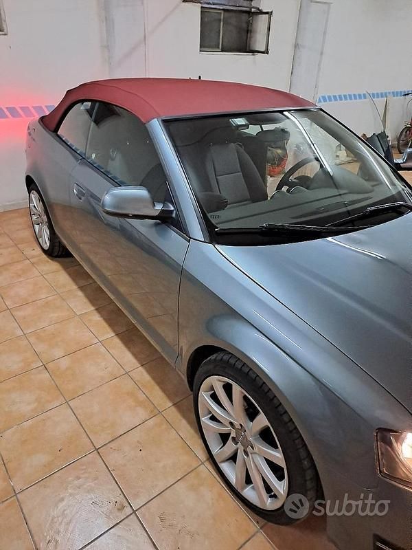 Usata Audi A3 Cabriolet 140 CV (102 kW) 2011 Grigio Cabrio