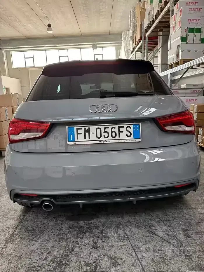 Usata Audi A1 S-Line 90 CV (66 kW) 2017 Grigio Utilitaria