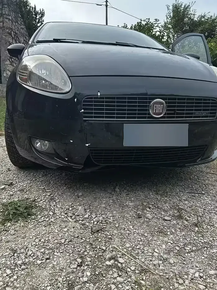 Usata Fiat Punto 75 CV (55 kW) 2008 Nero Utilitaria