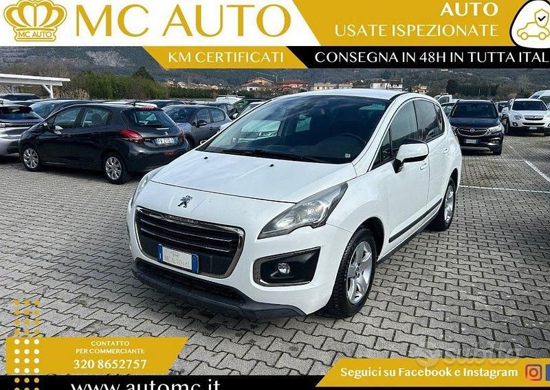 Usata Peugeot 3008 116 CV (85 kW) 2015 Bianco Station wagon