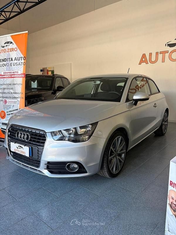 Usata Audi A1 Ambition 105 CV (77 kW) 2011 Grigio Utilitaria