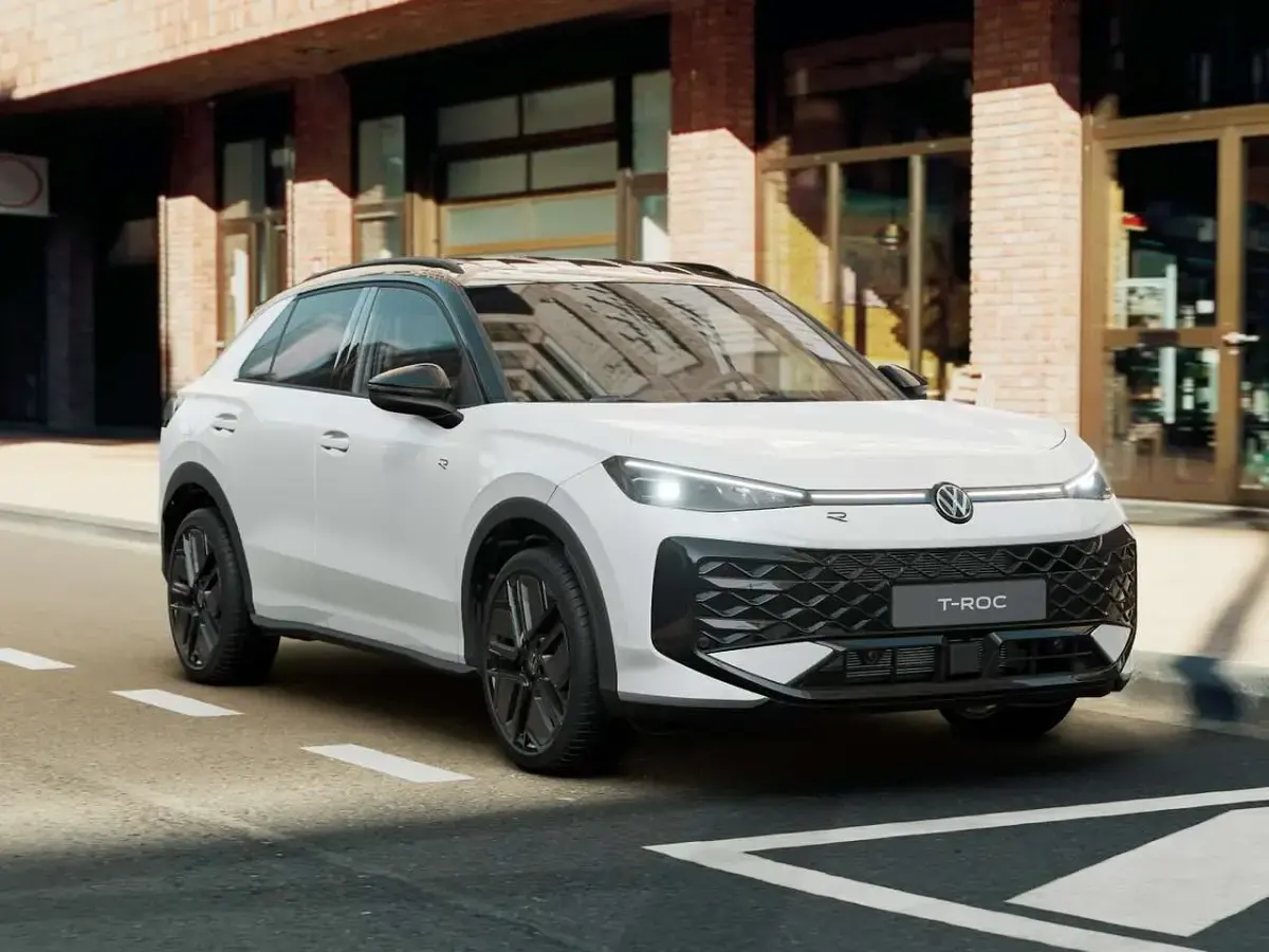 Nuova VW T-Roc Style 150 CV (110 kW) 2026 Pure white nero SUV