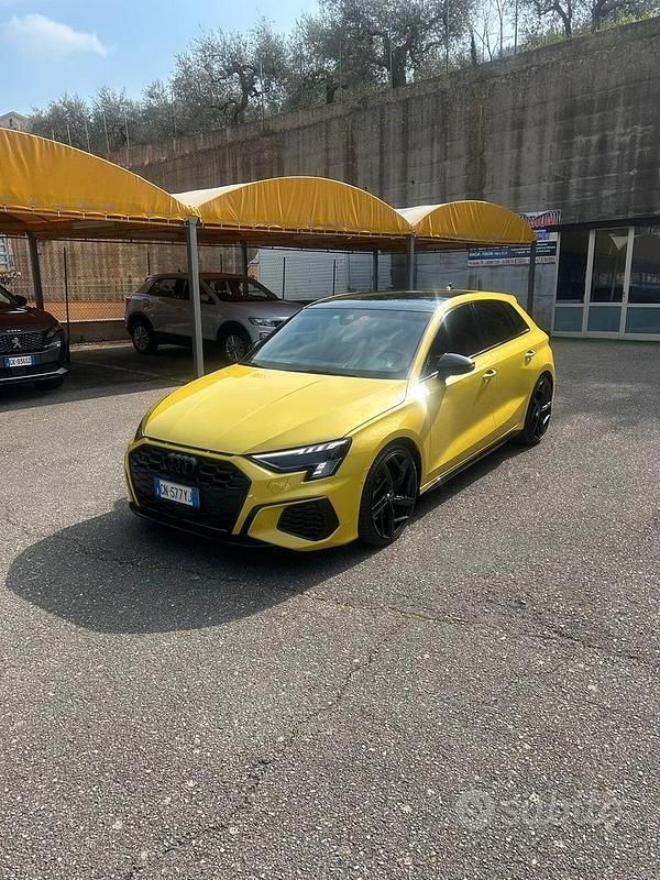 Usata Audi A3 Advanced 310 CV (228 kW) 2023 Giallo Berlina