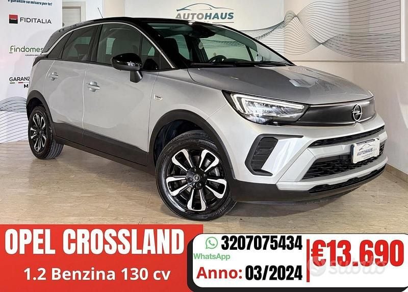 Usata Opel Crossland X 130 CV (95 kW) 2024 Grigio SUV