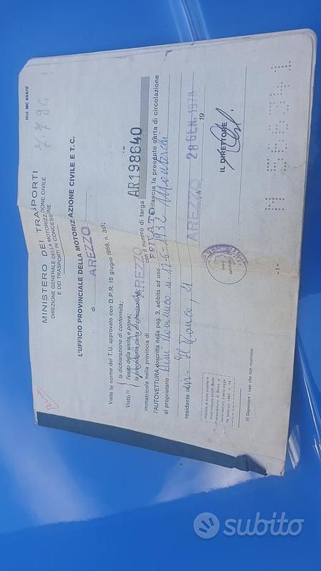 Usata Citroën Dyane 32 CV (23 kW) 1970 Blu Berlina