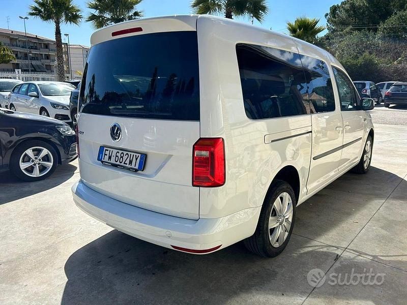 Usata VW Caddy Comfortline 102 CV (75 kW) 2019 Bianco Monovolume