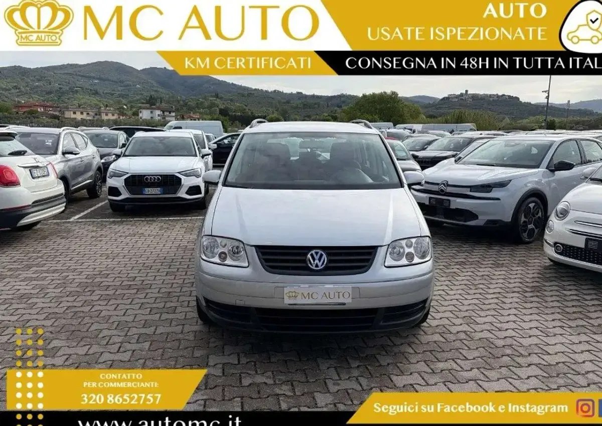 Usata VW Touran Highline 105 CV (77 kW) 2006 Argento Monovolume