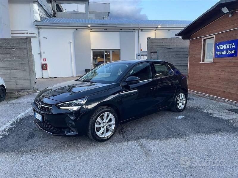 Nero metallizzato Usata 2021 Opel Corsa Elegance Tre volumi | 15.500 € (Cara) - Immagine 1/4