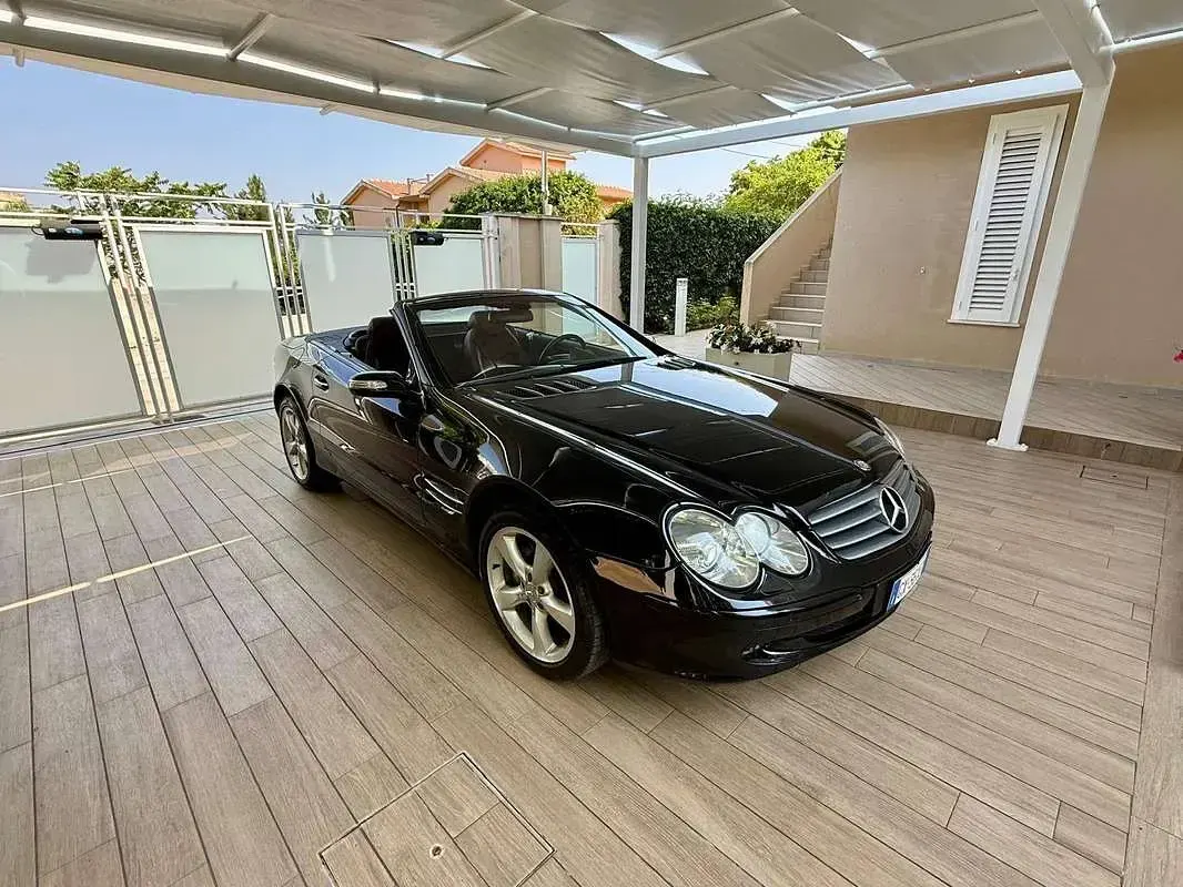 Käytetty Mercedes SL500 306 HP (225 kW) 2004 Musta Avoauto
