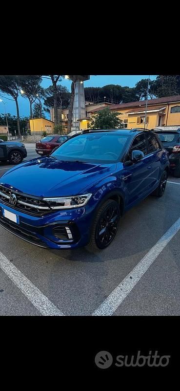 Usata VW T-Roc R 150 CV (110 kW) 2023 Blu SUV