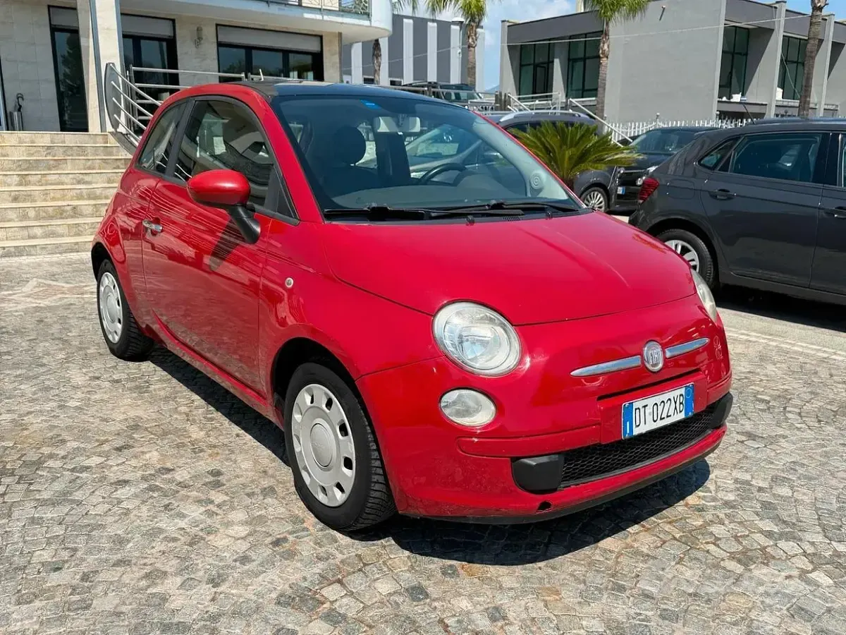 Usata Fiat 500 Pop 69 CV (50 kW) 2009 Rosso Cabrio