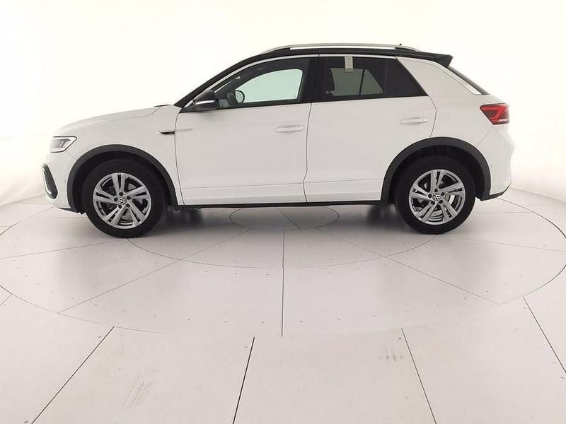 Usata VW T-Roc R-line 110 CV (80 kW) 2023 Pure white nero SUV