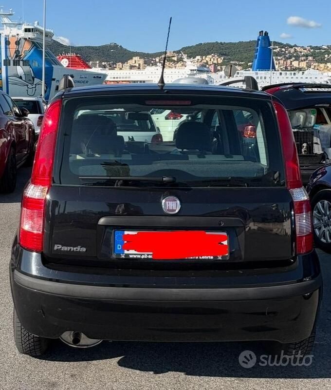 Usata Fiat Panda 2010 Nero Utilitaria