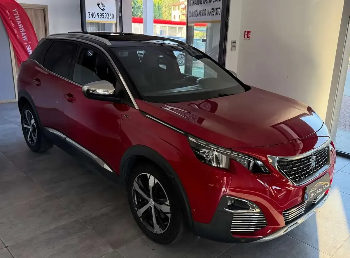 Usata Peugeot 3008 GT-line 177 CV (130 kW) 2018 Rosso SUV