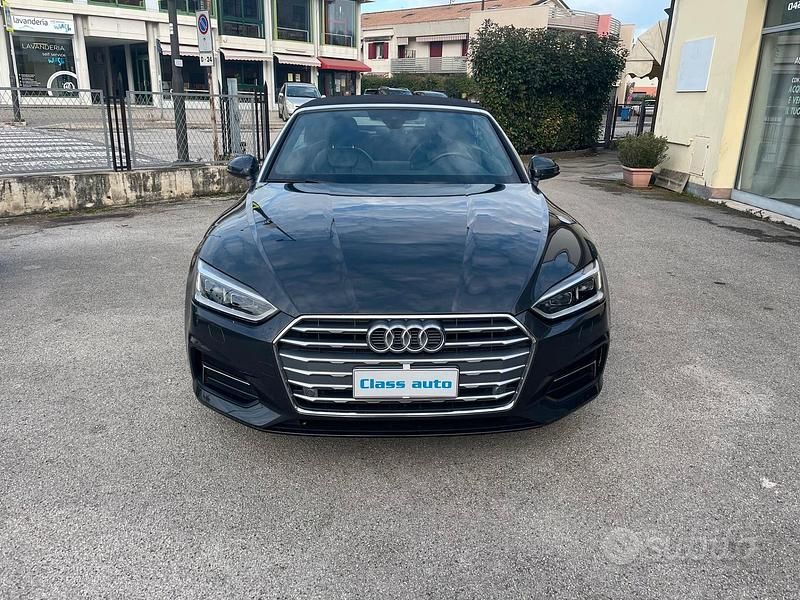 Usata Audi A5 Cabriolet Design 190 CV (139 kW) 2019 Nero Cabrio