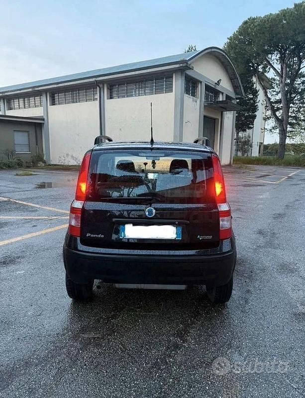 Usata Fiat Panda 2007 Nero Utilitaria