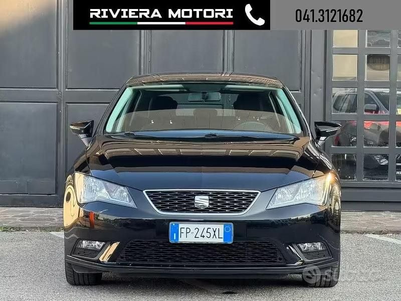 Usata Seat Leon Style 115 CV (84 kW) 2018 Nero Berlina