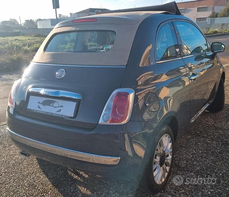 Usata Fiat 500C 69 CV (50 kW) 2014 Grigio Cabrio