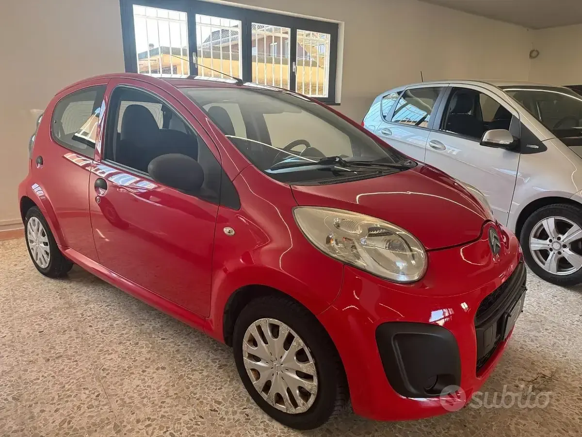 Usata Citroën C1 Seduction 68 CV (50 kW) 2012 Rosso Utilitaria