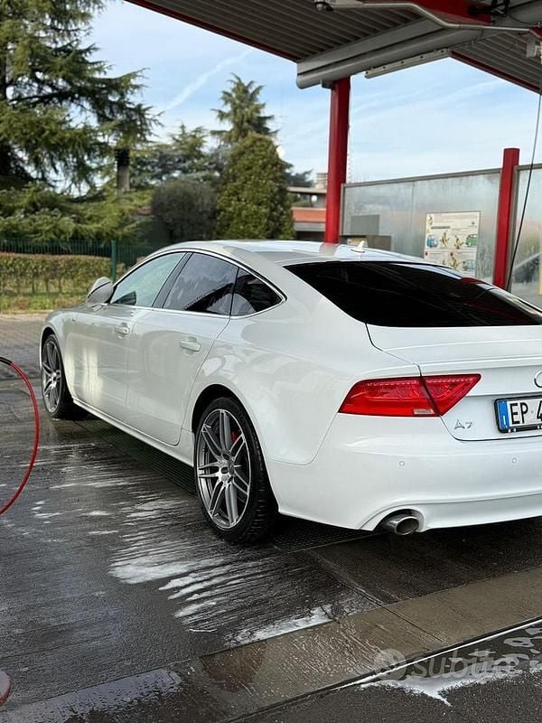 Usata Audi A7 Comfort 204 CV (150 kW) 2013 Bianco Utilitaria