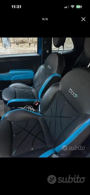 Usata Fiat 500S S 85 CV (62 kW) 2019 Blu Utilitaria