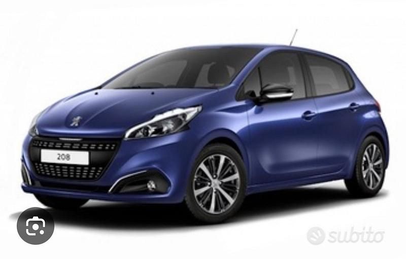 Usata Peugeot 208 82 CV (60 kW) 2016 Blu Utilitaria