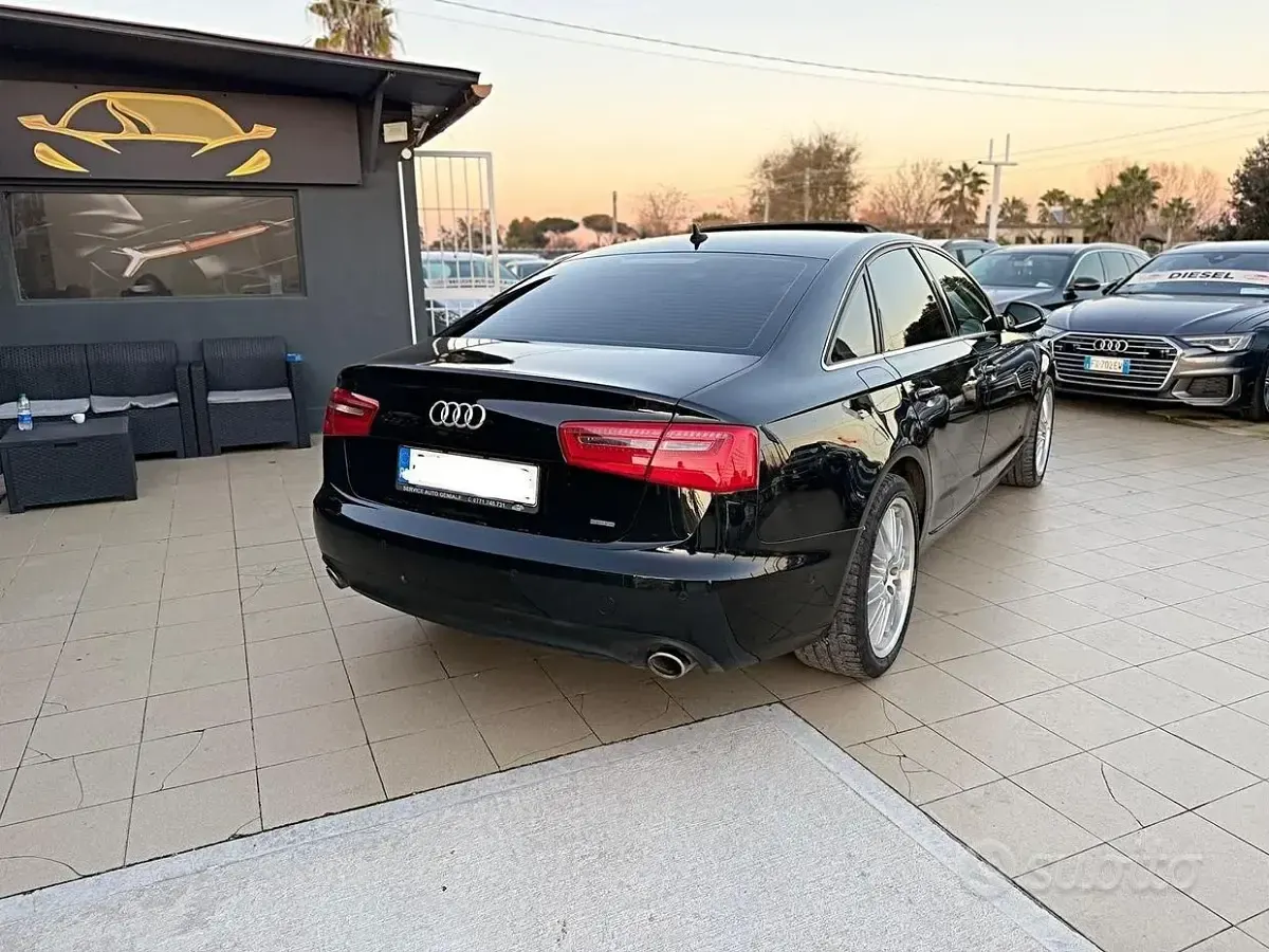 Usata Audi A6 S-Line 245 CV (180 kW) 2012 Nero Berlina