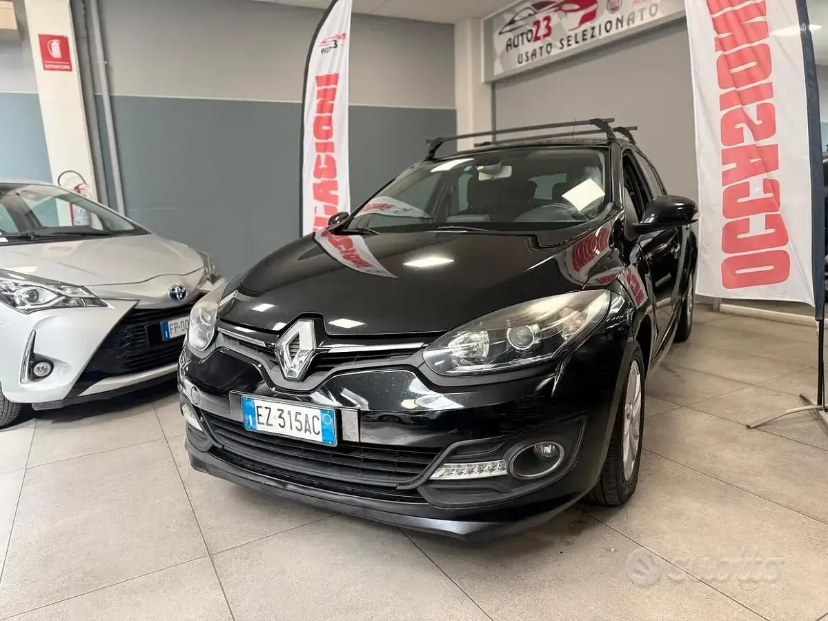 Usata Renault Mégane GrandTour 110 CV (80 kW) 2015 Nero Station wagon