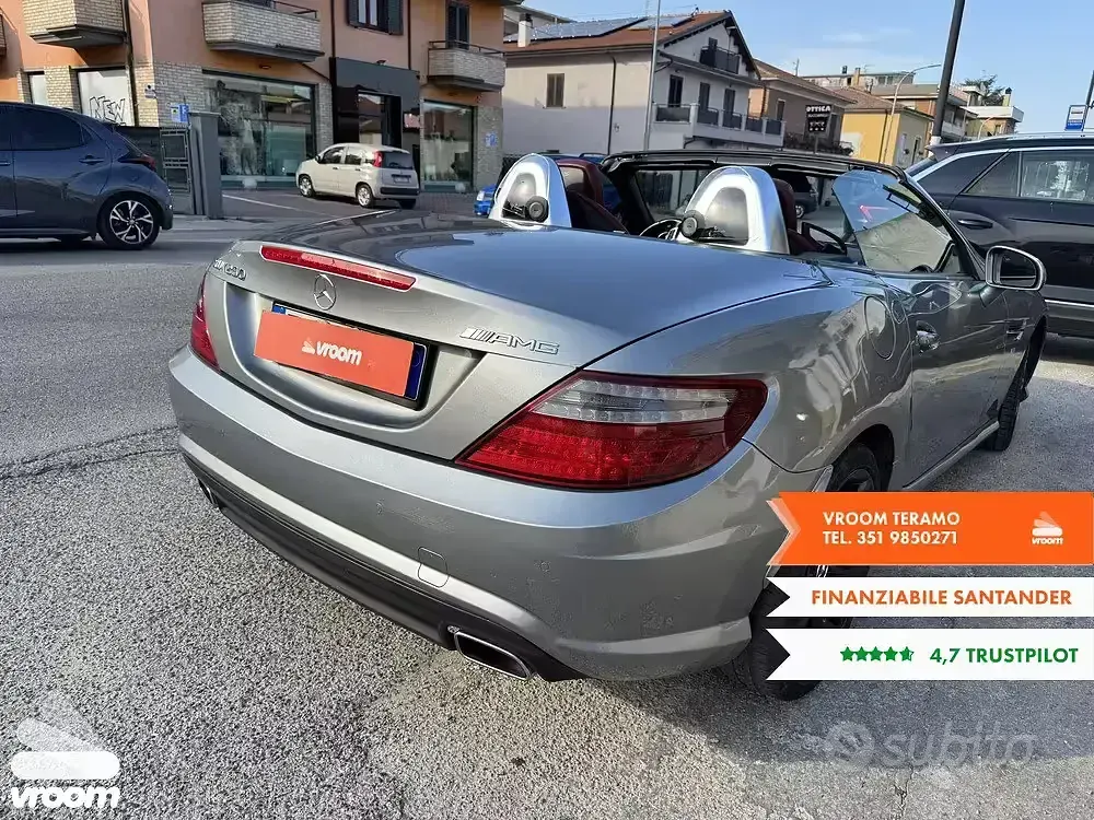 Usata Mercedes SLK250 Premium 204 CV (150 kW) 2011 Grigio Cabrio