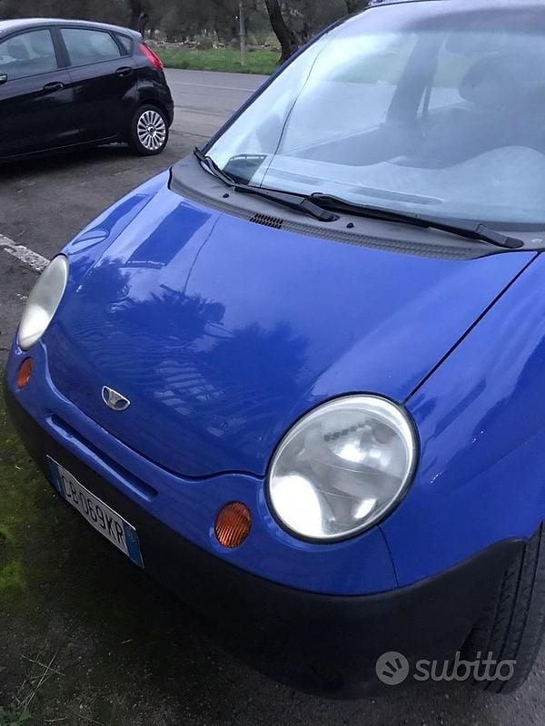 Blu Usata 2002 Chevrolet Matiz Due volumi | 600 € (Buon prezzo) - Immagine 1/4