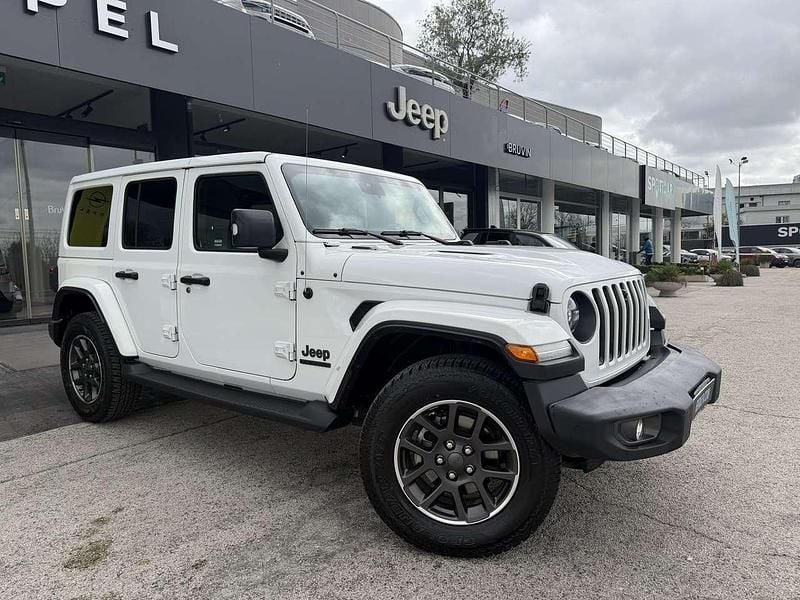 Usata Jeep Wrangler Unlimited 80th Anniversary 272 CV (200 kW) 2021 Bianco SUV