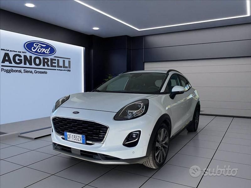 Begagnad Ford Puma Titanium S 125 HK (91 kW) 2021 Vit Sedan