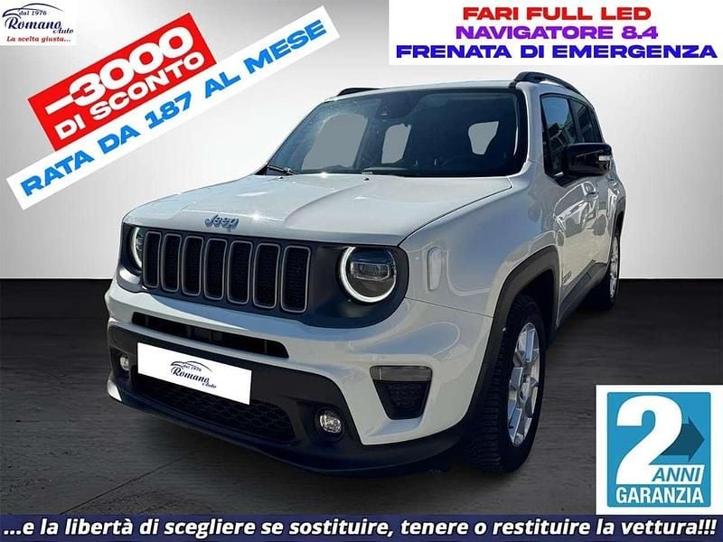 Bianco Usata 2024 Jeep Renegade Limited SUV | 20.990 € (Buon prezzo) - Immagine 1/3