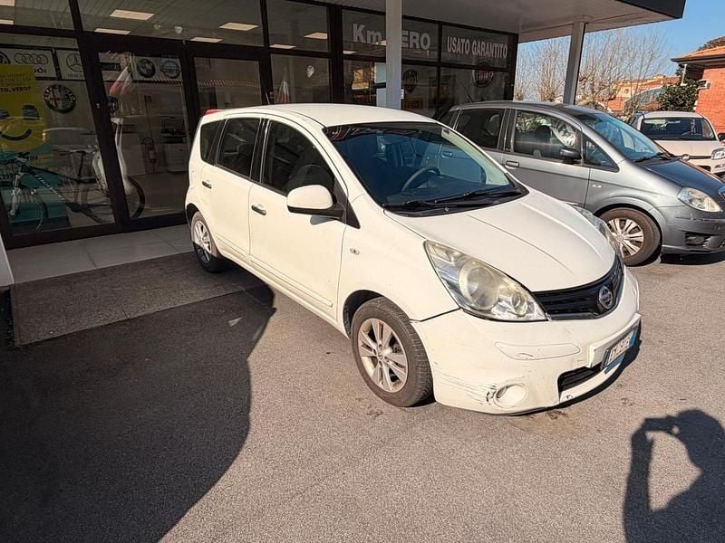 Usata Nissan Note Visia 88 CV (64 kW) 2012 Bianco Utilitaria