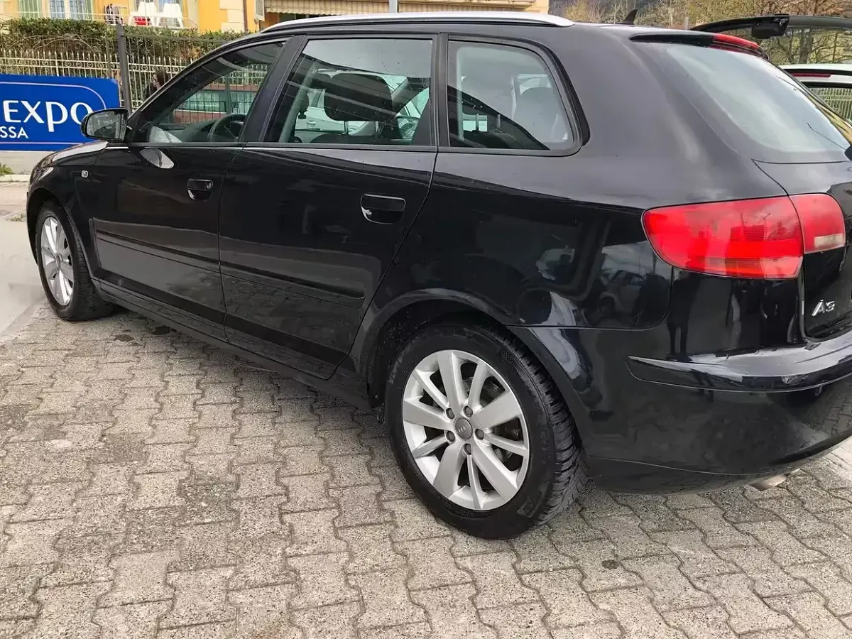 Usata Audi A3 Ambition 140 CV (102 kW) 2007 Nero Utilitaria