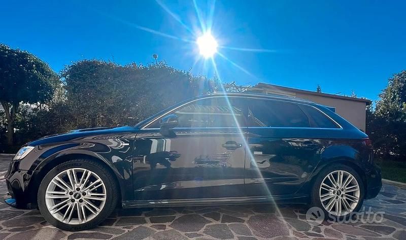 Usata Audi A3 S-Line 150 CV (110 kW) 2018 Nero Berlina