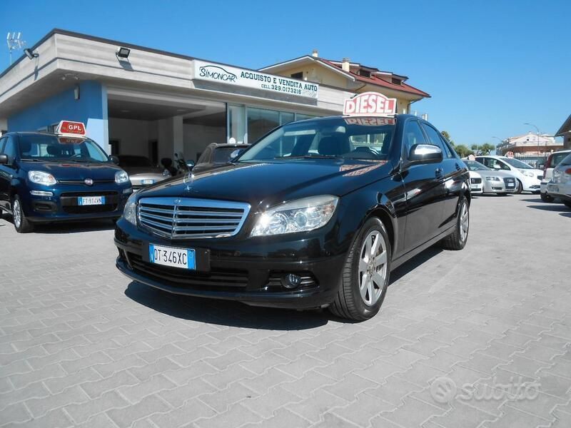 Usata Mercedes C220 Elegance 2007 Nero Berlina