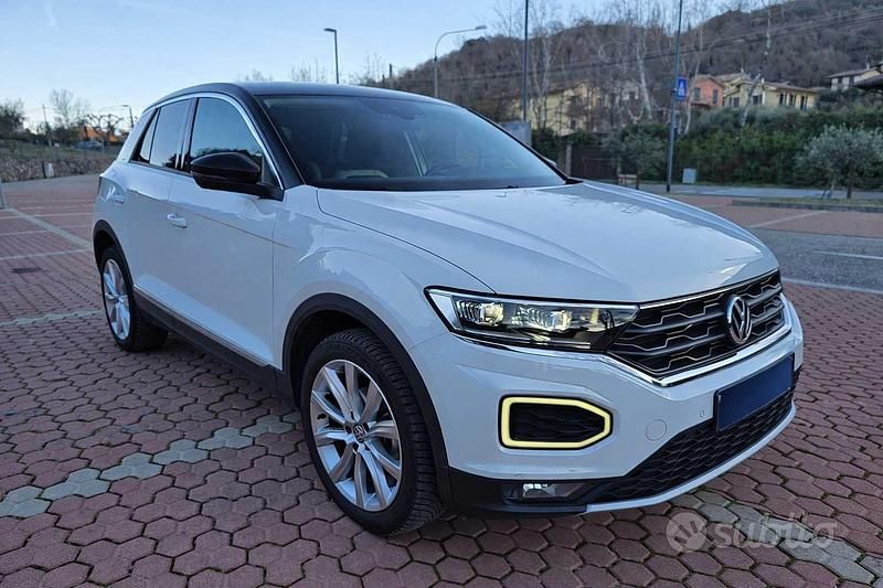 Usata VW T-Roc Advance 116 CV (85 kW) 2018 Bianco SUV