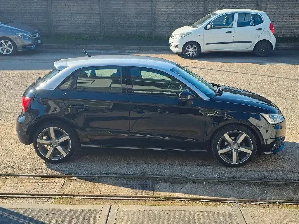 Usata Audi A1 S-Line 90 CV (66 kW) 2016 Nero Utilitaria