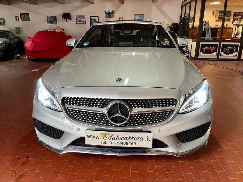 Usata Mercedes C220 Premium Plus 170 CV (125 kW) 2018 Argento Cabrio