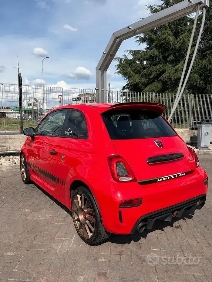 Usata Abarth 595 Turismo 165 CV (121 kW) 2019 Rosso Berlina
