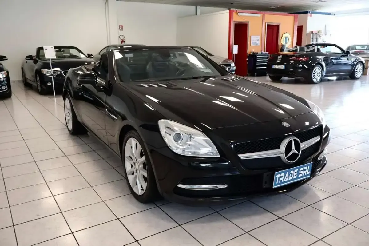 Usata Mercedes SLK200 184 CV (135 kW) 2012 Nero Cabrio