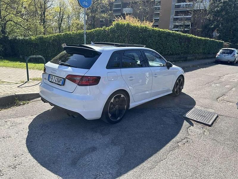 Usata Audi S3 300 CV (220 kW) 2015 Bianco Berlina